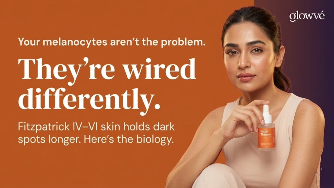 Your melanocytes aren't the problem. They're wired differently.