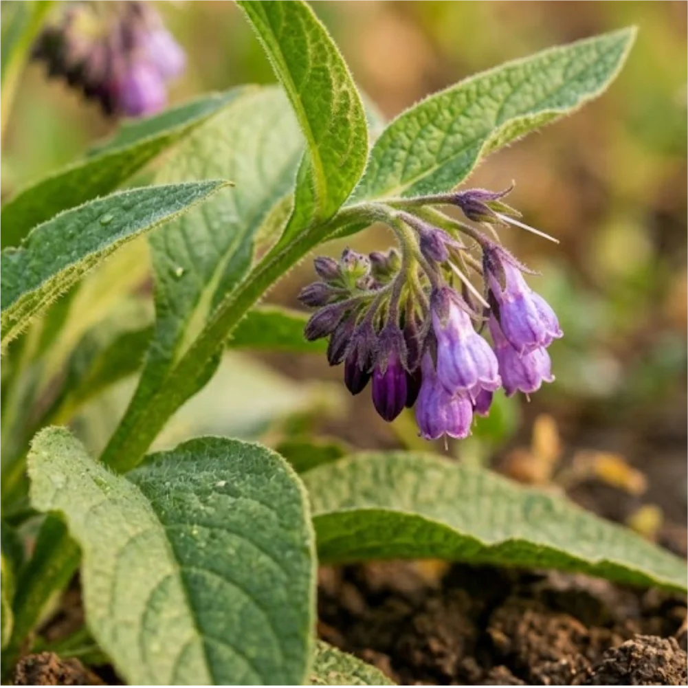 Allantoin — calms irritation on sensitised skin